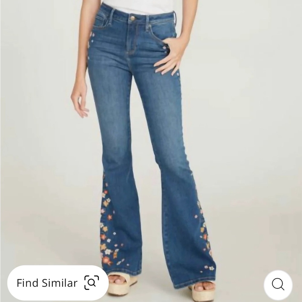 Kelly Citrus Boot Cut Jean - Blue